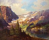 Robert Wood Canvas Paintings - Payne Lake, California
